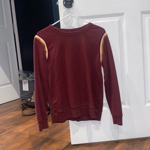 Old Navy Burgundy Sweater w Stripes